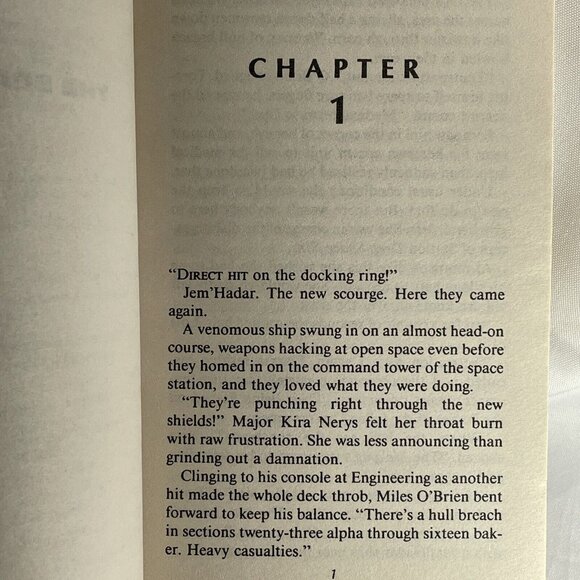 The Search Star Trek Deep Space Nine Mass Market Vintage Paperback Book 1st Pock - Picture 6 of 7